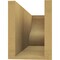 Ekena Millwork 6in. W x 8in. H x 20in. L Garner Woodgrain TimberThane Rafter Tail, Primed Tan RFTUR06X08X20GARRCPR - alternate 4